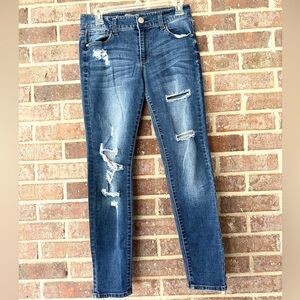 Harper Distressed Blue Jeans Size 28